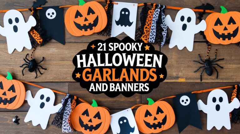 21 Spooky Halloween Garlands and Banners 1