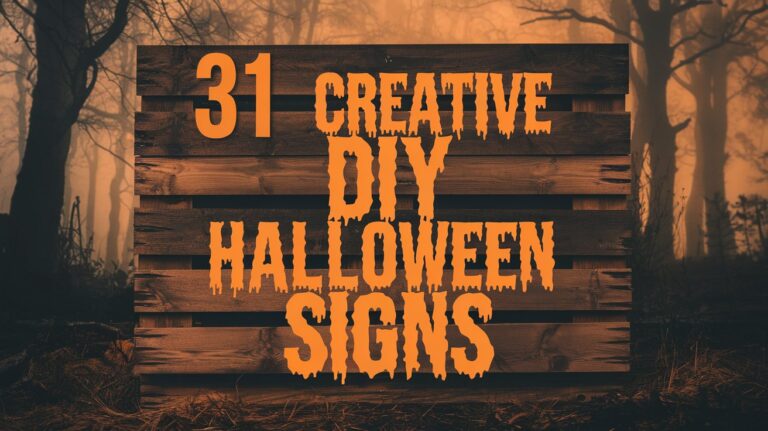 31 Creative DIY Halloween Signs 1