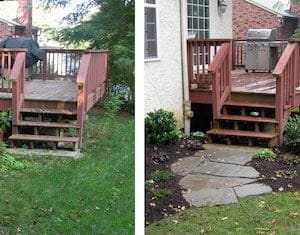 Front Porch Steps Walkway Makeover