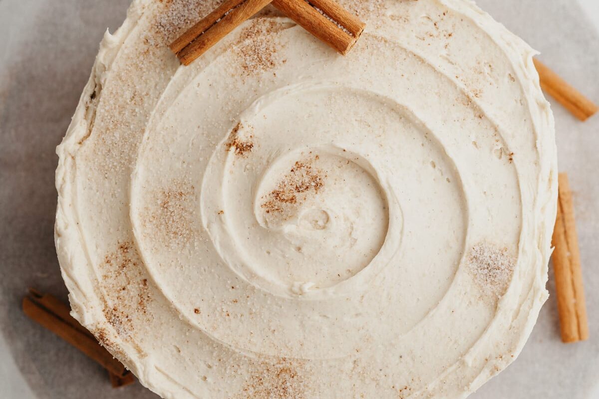 Easy Chai Cake with Spiced Buttercream