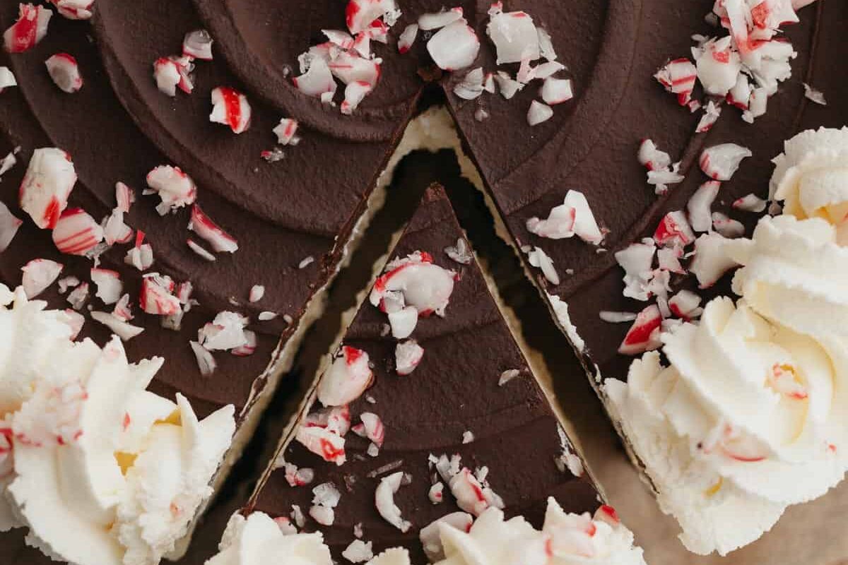 Peppermint Bark Cheesecake